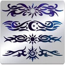 Stainless Steel Stencil Sky Pattern 6x6 Inch