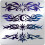 Stainless Steel Stencil Sky Pattern 6x6 Inch 1