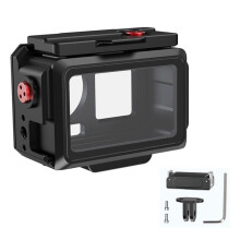 Boîtier Étanche 80 M pour Caméra D'Action pour Action 5 Pro 4 3 avec Base Magnétique Rapide