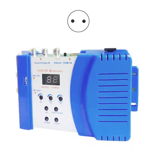 HDM69 Digital RF HD Multimedia Interface Modulator AV to RF Converter VHF UHF PAL Standard Portable RF Modulator EU PLUG 1