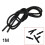 Rubber Plastic Windshield Wiper Washer Jet Tube 1M with 1