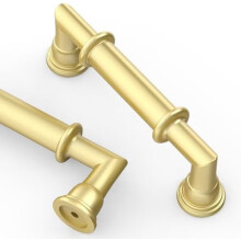 Brushed Gold Cabinet Handles 3 Inch 10 Pack