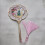 Hand Mirror Hummingbird Embossing Metal 1 Pack 3