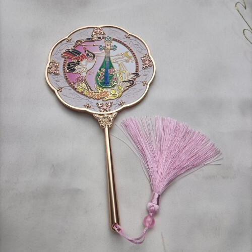 Hand Mirror Hummingbird Embossing Metal 1 Pack 2
