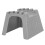 Raindrops Grey Plastic Train Tunnel Model 10.5 Inches 3
