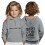 Boys Letter Print Pullover Zip Hoodie with Pockets 2