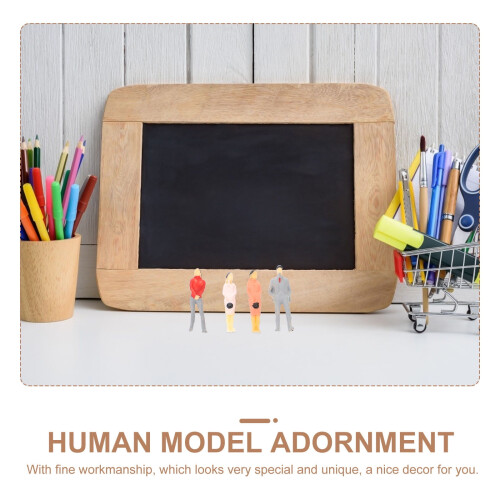 Hemoton plastic human figure models 100 pcs 1