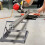 Metal Table Saw Stand Height-Adjustable Roller Support Frame 4