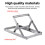 Metal Table Saw Stand Adjustable Height Stainless Steel 5