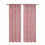 Sheer Curtains Light Filtering Pink 100x130cm Polyester 3