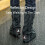 Waterproof Shoe Covers Reusable Foldable Black 2