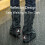 Waterproof Shoe Covers Reusable Foldable Black 7
