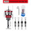 7 PCS Countersink Drill Bits Set, 4PCS Four-Flute HSS M2 Tapered Drill Bits and Adjustable Depth Stop Collar 8