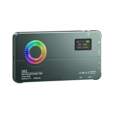 Fullfärgad Liten Panellampa LED Fullfärgs RGB Fill Light Lamp 2500-9000K för Vloggning Fotografi Videokonferens