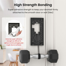 No-Drill Video Dörrklocka Montering för Ring Video Doorbell (2020 Release), Dörrklocka Monteringshållare Tillbehör