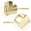 Trailer Coupler Lock Solid Brass Zinc Alloy Yellow 4