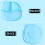 Silicone Divided Plate for Kids Blue 1 Piece 2