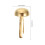 Small Paper Fastener Brads Golden 100PCS 2