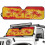 Palm Tree Spanish Flag Windshield Sun Shade for Jeep 2