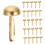 Small Paper Fastener Brads Golden 100PCS 5