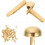 Small Paper Fastener Brads Golden 100PCS 8