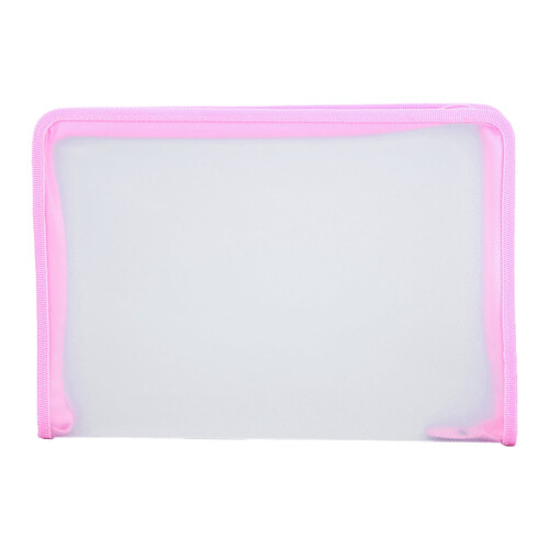 Zipper File Bag Plastic Document Holder for Office School 1