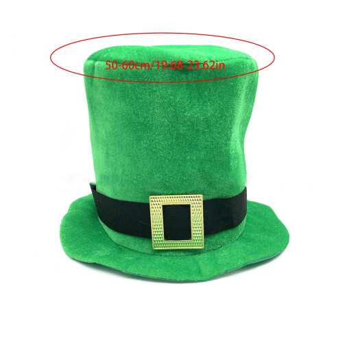 Green Irish Shamrock Top Hat for St. Patrick's Day 1