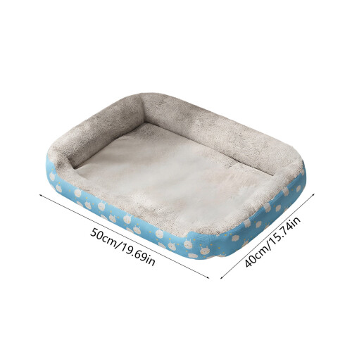 Orthopedic Pet Bed Plush Medium 50x40 cm 2