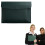 Leather Document Folder Soft PU Travel Portfolio with 4