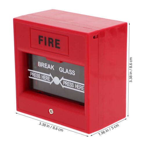 HEMOTON Red Emergency Glass Break Alarm Home Security Device 1