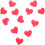 Wedding Seating Chart Heart Shape 3 Pieces 6