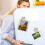 Resin Fridge Magnets 3D Flower Bouquet 6pcs 5
