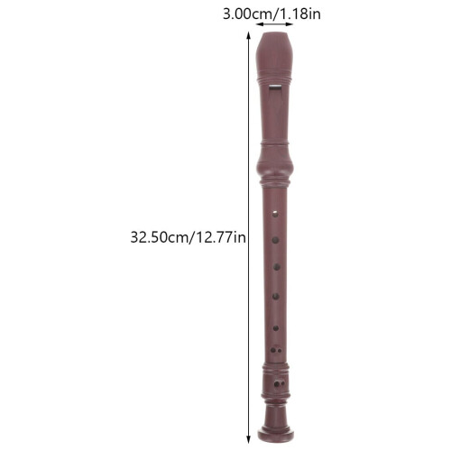 Brown ABS Clarinet 8 Holes Student Practice Instrument 1