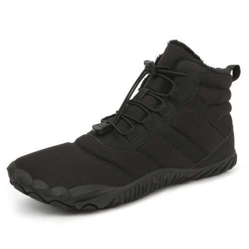 Women's Wide Snow Boots Black Size 11 2