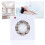 White Wall Exhaust Fan Home Use Quiet Ventilation ABS Frame 4