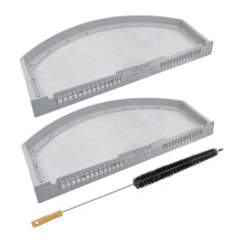 2 Unidades WE03X23881 Filtro de Fiapos de Aço Inoxidável para Secadora de Substituição para GE/Hotpoint GTD42EASJ2WW Filtro de Tela de Fiapos para
