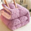 Lambskin Throw Blanket Soft Double-Layer Warm Washable 5