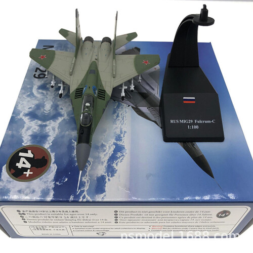 MIG-29 Scale Model Aircraft 17cm Composite Material 1