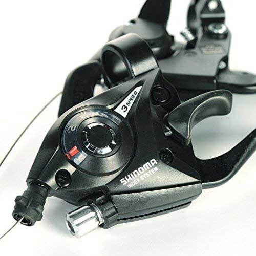 Bike Gear Grip Levers Handlebar Speed Control 1 Pair 2