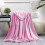 Coral Velvet Blanket Soft Solid Color 100x150cm 8