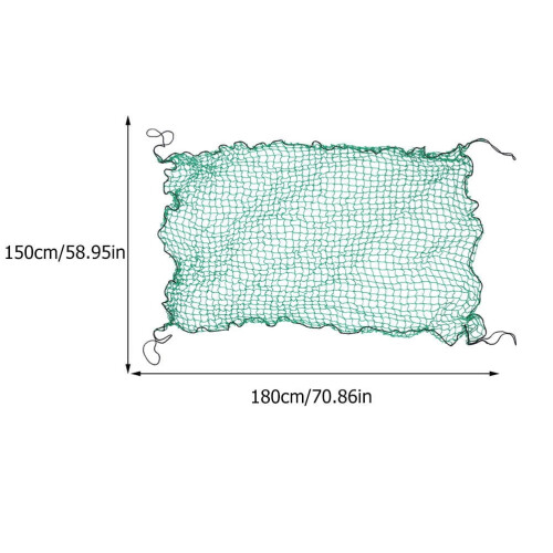 Truck Tailgate Net Green 1 Piece 1
