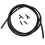 Rubber Plastic Windshield Wiper Washer Jet Tube 1M with 2