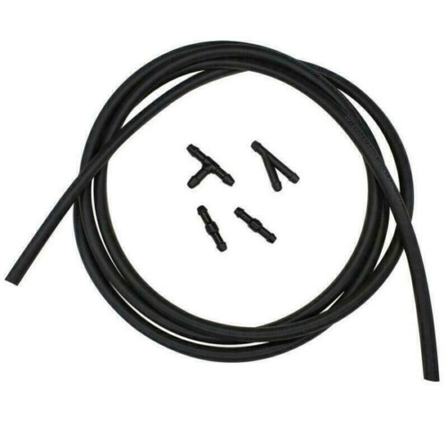 Rubber Plastic Windshield Wiper Washer Jet Tube 1M with 1