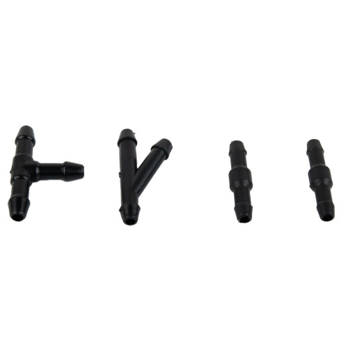 Rubber Plastic Windshield Wiper Washer Jet Tube 1M with 2