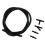 Rubber Plastic Windshield Wiper Washer Jet Tube 1M with 5