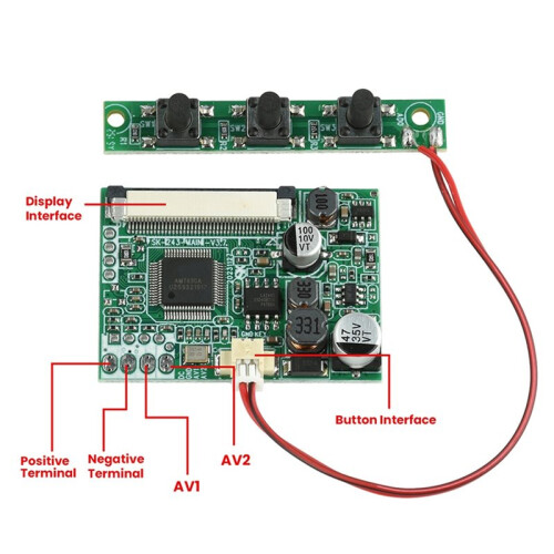 Kit de Placa-Mãe para Monitor LCD de 4,3 Polegadas 2