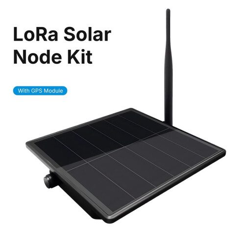 5W Dev-Board Solar LoRa Node Kit Support Meshtastic with WiFi LoRa 32 V4 and LoRa 2.4G Antenna and GPS Module. 915Mhz 1