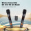 New Universal Microphone Home Karaoke Microphone USB Wireless Microphone Live Broadcast Radio Digital Display Microphone 9