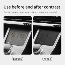 2X Car Anti-Slip Pad Silicone Wireless Charger Anti Dirt Pad Accessories for OMODA 5 C5 Fuel 2022-2025 LHD
