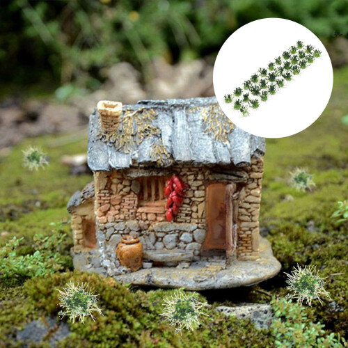 Raindrops Static Grass Tuft Model for Miniature Railway 1